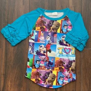 [SOLD] T.O.T.S. Ruffle Sleeve Raglan